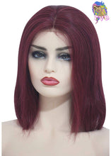 Load image into Gallery viewer, Raw Virgin Brazilian ”Straight” Lace-Front Colored Bob Wigs✨